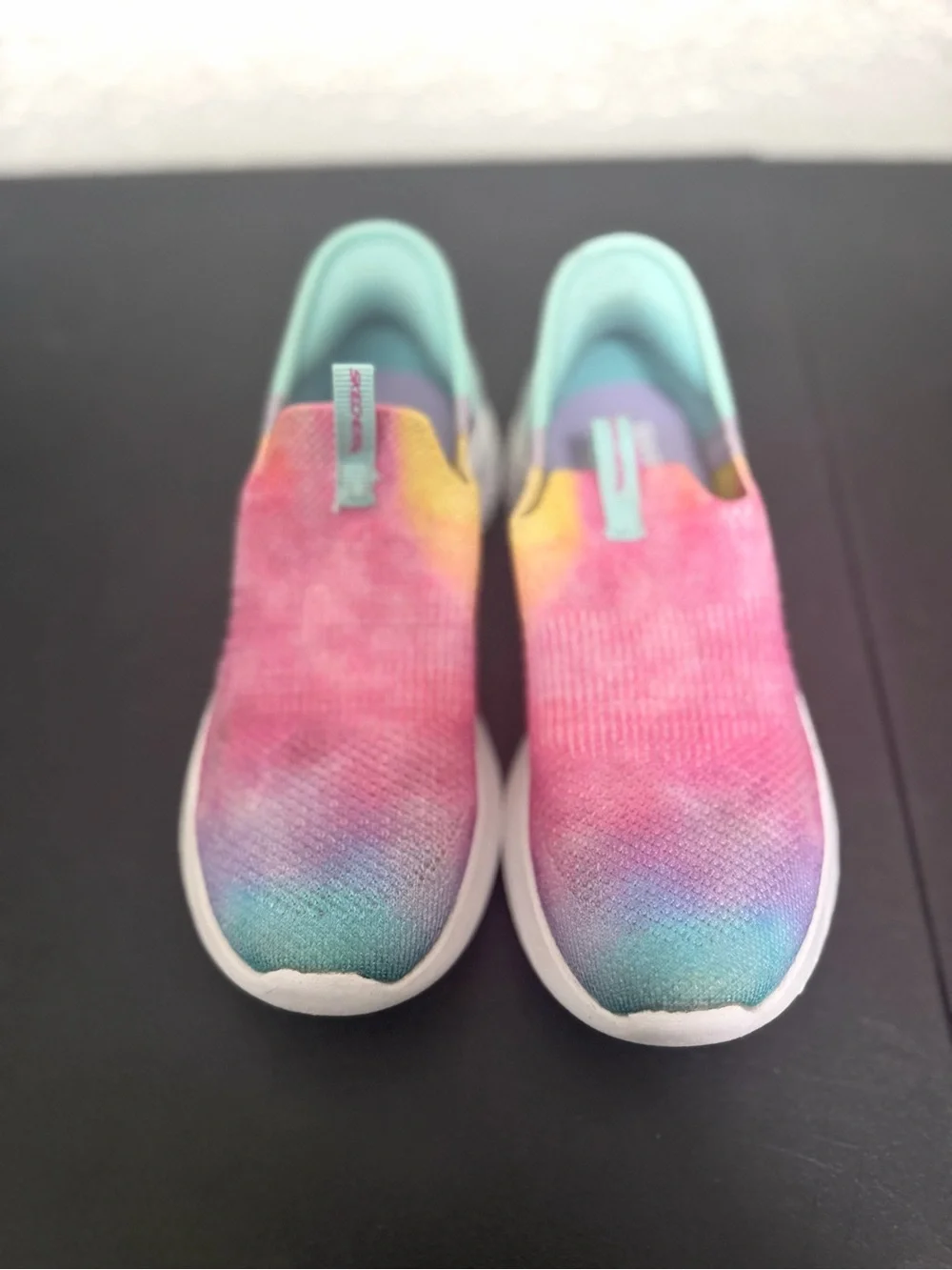 Skechers Kids Slip-On Sneakers - Mint, Pink, Yellow, Blue